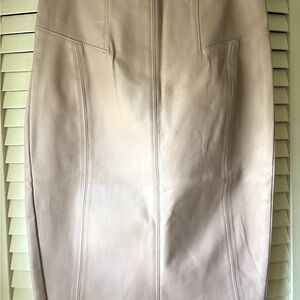 Express Cream Pencil Skirt